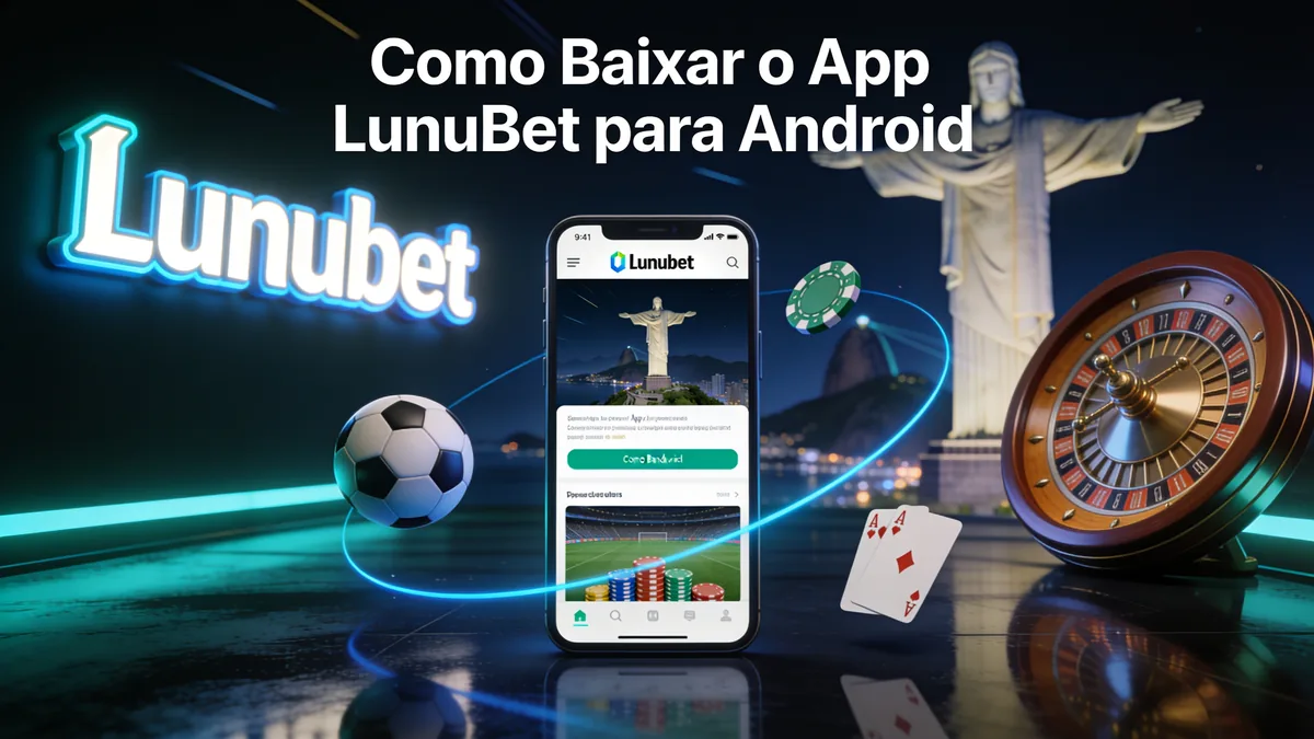 Como Baixar o App LunuBet para Android para jogadores no Brasil